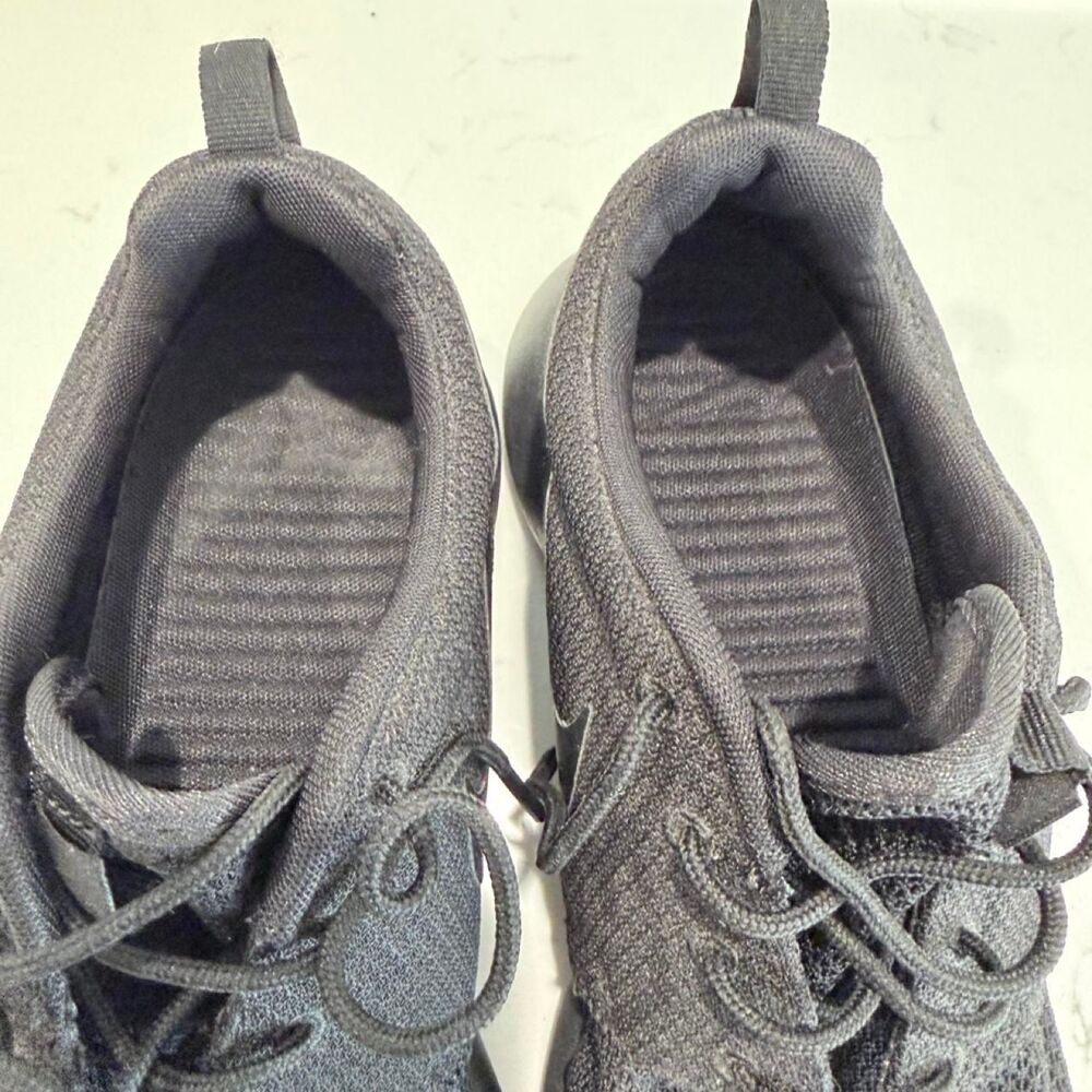 NEW Nike Men's Triple Black Roshe Run - Picture 6 of 7